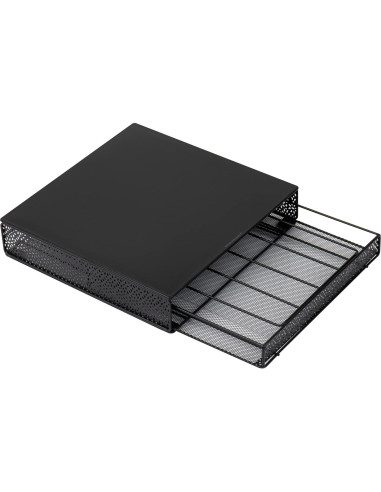 Organizador de Cápsulas de Café Mind Reader 36 Capacidad Metal Negro