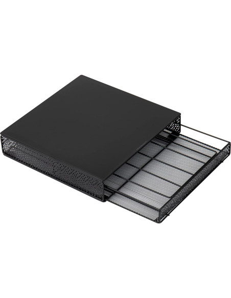 Organizador de Cápsulas de Café Mind Reader 36 Capacidad Metal Negro