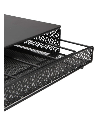 Organizador de Cápsulas de Café Mind Reader 36 Capacidad Metal Negro