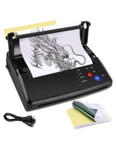 Máquina de Plantillas de Transferencia de Tatuajes CORIEOSD con 20 Papeles