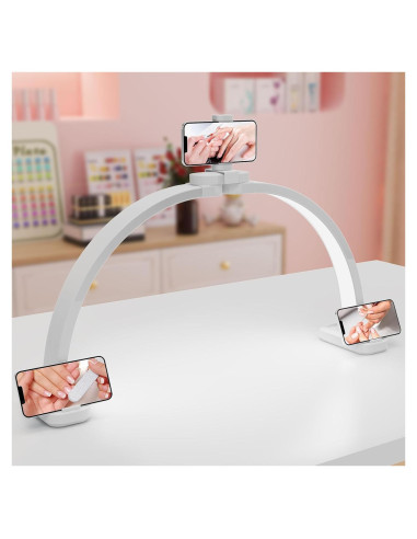 Lámpara de Escritorio Semlos F-800A Plegable para Uñas 79cm