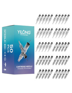 Cartuchos de Agujas de Tatuaje YILONG 50 Pcs Mixtos 3RL-11RM