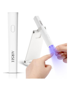 Lámpara UV Mini AIRSEE para Uñas de Gel Recargable 132g