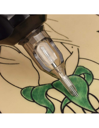 100 Agujas de Tatuaje Desechables ATOMUS 3RL 5RL 7RL 9RL