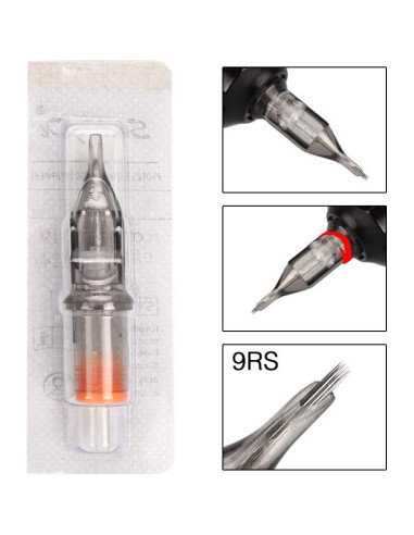 100 Agujas de Tatuaje Desechables ATOMUS 3RL 5RL 7RL 9RL