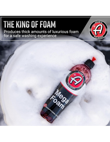 Jabón para Autos Mega Foam Adam 473ml - Neutro pH, Alta Espuma