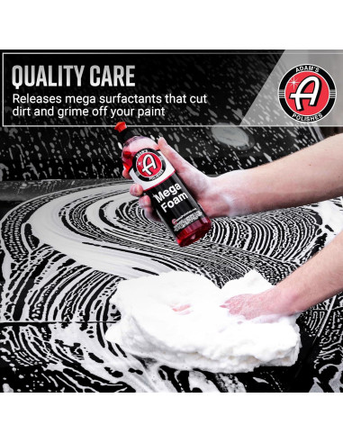 Jabón para Autos Mega Foam Adam 473ml - Neutro pH, Alta Espuma