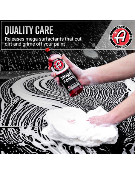 Jabón para Autos Mega Foam Adam 473ml - Neutro pH, Alta Espuma