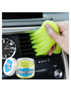 Gel de Limpieza para Autos JUSTTOP 209g - Reutilizable y Ecológico