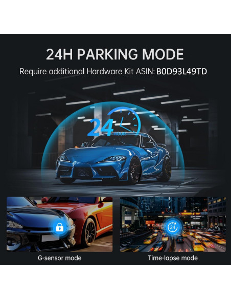 Cámara Dash Veement VT10 4K 10" con Respaldo 1080P y SD 32GB