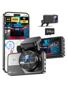 Cámara Dash Delantera y Trasera RENGAC Y600 4K+2K WiFi GPS