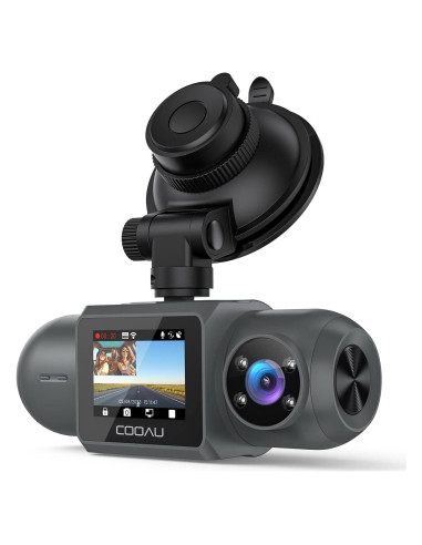 Cámara Dash COOAU D30S 4K GPS Wi-Fi Doble Canal 2.5K+1080P