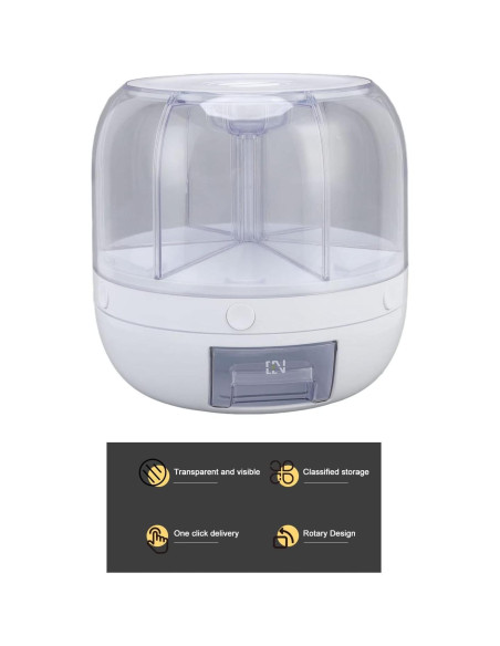 Dispensador de Granos Gavigain 6 Compartimentos 360 25.4 cm