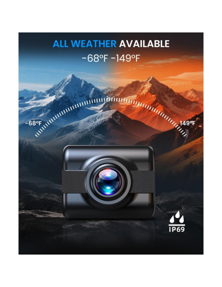 Cámara de Respaldo Inalámbrica AUTO-VOX T1400AW HD 4.3"