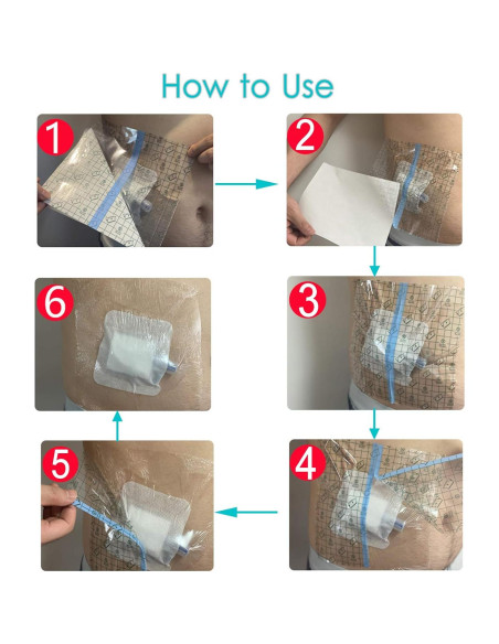 Vendaje Impermeable Post-Tatuaje Hola Health 15.24x15.24 cm (50 pcs)