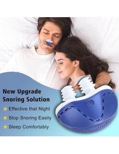 Dispositivo Anti Ronquidos Anitiate, Recargable, Azul 2