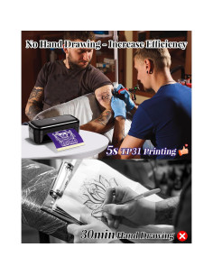 Impresora de Tatuajes Portátil Phomemo TP31 - 30 Hojas 2
