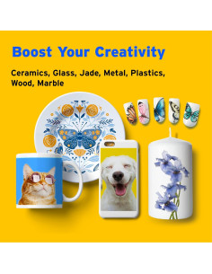 Papel de Calcomanías de Deslizamiento de Agua Printers Jack A4 100 Hojas 2