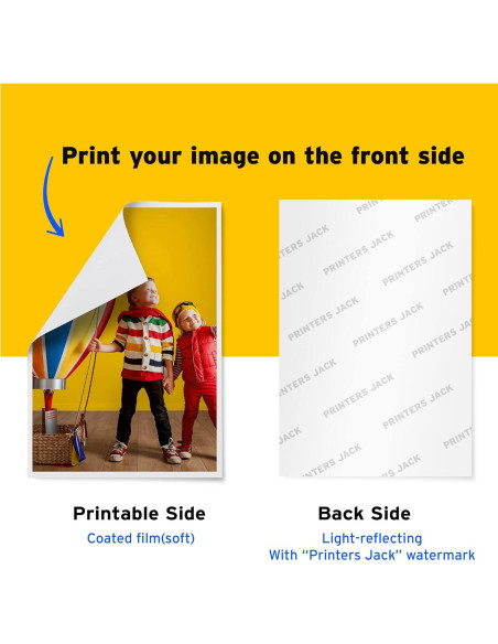 Papel de Calcomanías de Deslizamiento de Agua Printers Jack A4 100 Hojas