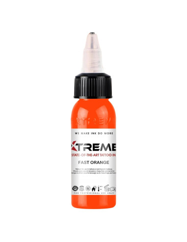 Tinta de Tatuaje Xtreme Naranja Rápido 14.79 ml Vegana