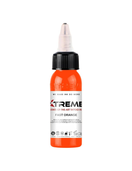 Tinta de Tatuaje Xtreme Naranja Rápido 14.79 ml Vegana