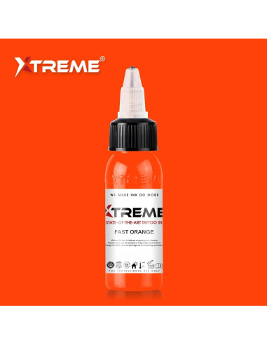 Tinta de Tatuaje Xtreme Naranja Rápido 14.79 ml Vegana
