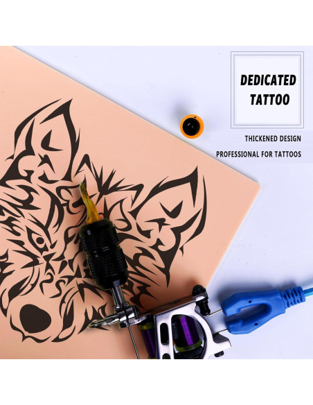 Piel de práctica de tatuaje CINRA 10 piezas 18.74x14.22 cm