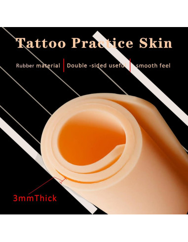 Piel de práctica de tatuaje CINRA 10 piezas 18.74x14.22 cm