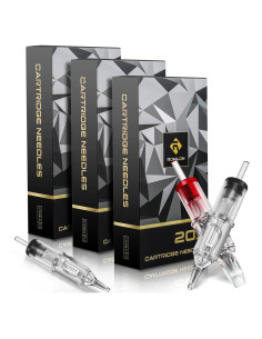 Agujas de Cartucho para Tatuaje Romlon 60Pcs Estándar 3RL-9RM