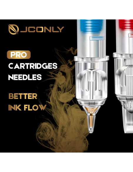 100 Agujas de Cartucho para Tatuaje Jconly Mezcladas 3RL 5RL 7RL 9RL