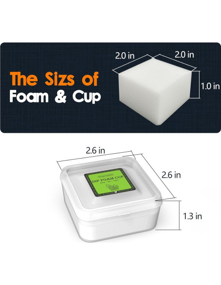 Tazas de espuma desechables ZHOOGE 16 Pcs para tatuajes