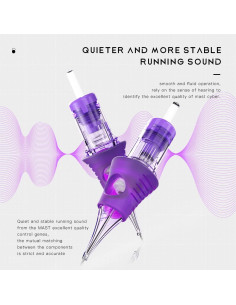 Cartuchos de Agujas de Tatuaje Mast Cyber 1001RL - 20 Piezas 2