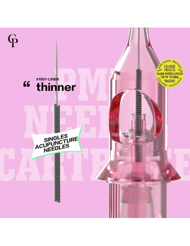 Cartucho de Aguja Charme Princesse 10 PCS 1RL 0.3mm para Tatuaje