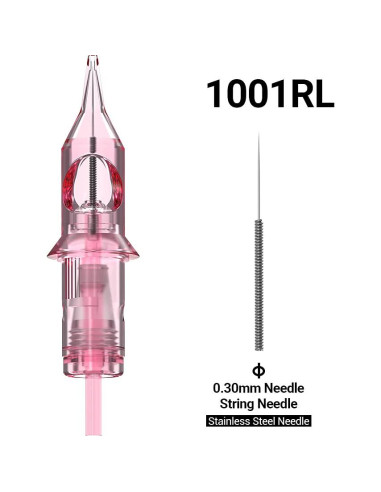 Cartucho de Aguja Charme Princesse 10 PCS 1RL 0.3mm para Tatuaje