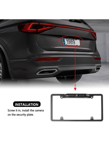 Cámara de Respaldo SSNNUU con Visión Nocturna HD IP67 170