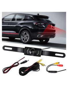 Cámara de Respaldo HD SSNNUU con Visión Nocturna 170