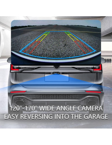 Cámara de Respaldo HD SSNNUU con Visión Nocturna 170