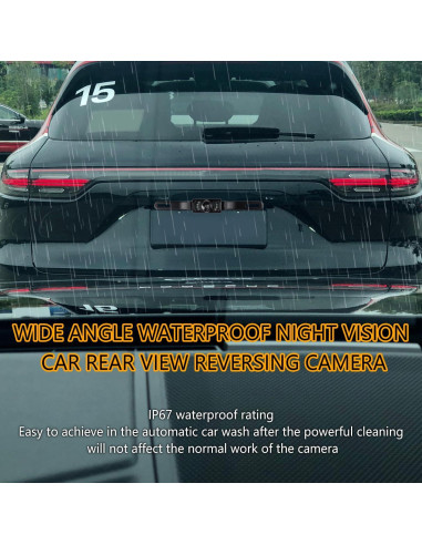 Cámara de Respaldo HD SSNNUU con Visión Nocturna 170