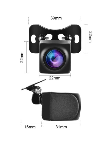 Cámara de Respaldo Podofo HD Impermeable 1920x1080 15m