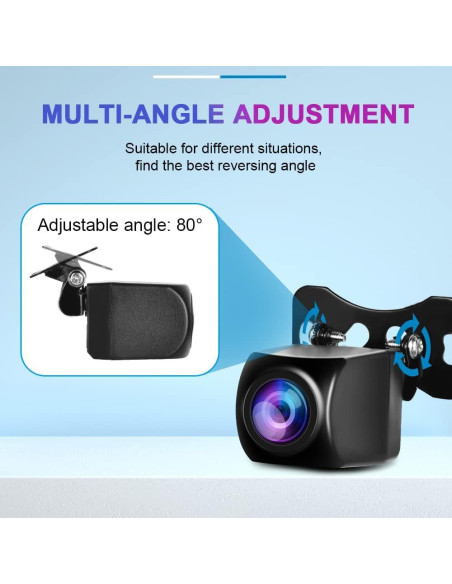 Cámara de Respaldo Podofo HD Impermeable 1920x1080 15m