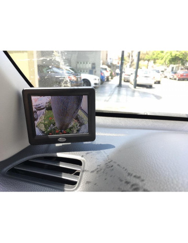 Monitor de Cámara de Respaldo Chuanganzhuo 3.5" HD 12V/24V