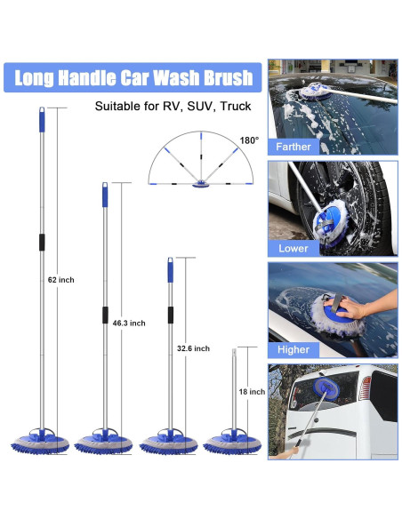 Kit de Limpieza de Autos anngrowy CWBK - 6 Piezas