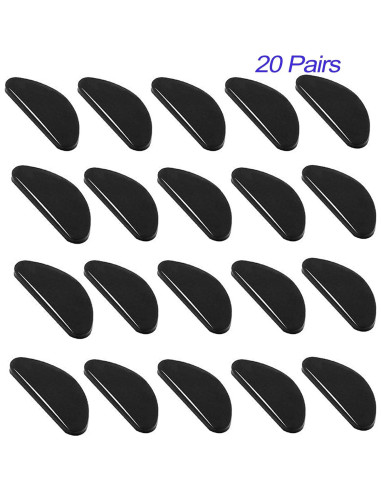 20 Pares Almohadillas de Silicona para Nariz de Gafas LVVFIT