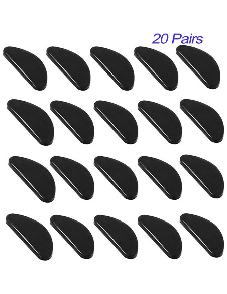 20 Pares Almohadillas de Silicona para Nariz de Gafas LVVFIT
