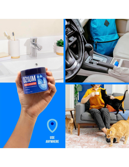 Gel Eliminador de Olores Ozium 127 g Original Paquete de 4