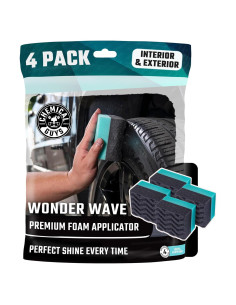 Aplicador DuraFoam Wonder Wave Chemical Guys - Paquete de 4