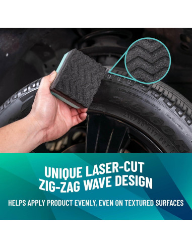 Aplicador DuraFoam Wonder Wave Chemical Guys - Paquete de 4