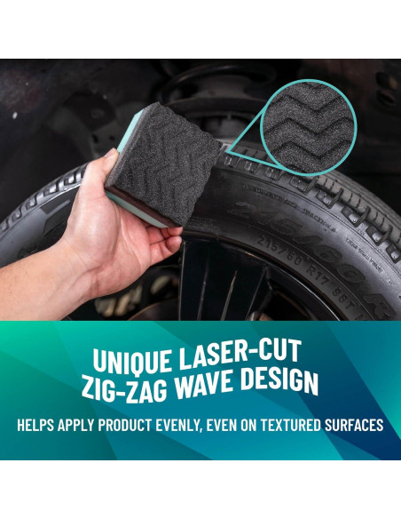 Aplicador DuraFoam Wonder Wave Chemical Guys - Paquete de 4