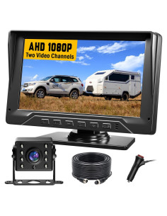 Cámara de Respaldo FEISIKE 7" 1080P HD con Visión Nocturna