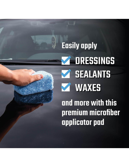 Almohadillas Aplicadoras de Microfibra Chemical Guys - Paquete de 2